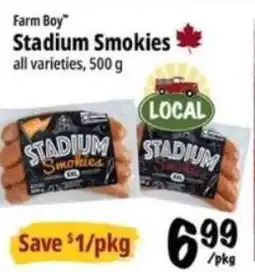 Farm Boy Farm Boy Stadium Smokies offer