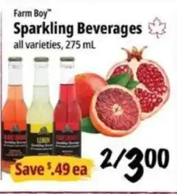Farm Boy Farm Boy" Sparkling Beverages offer