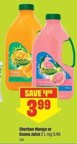 FreshCo Sherbon Mango or Guava Juice offer