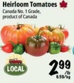 Farm Boy Heirloom Tomatoes offer