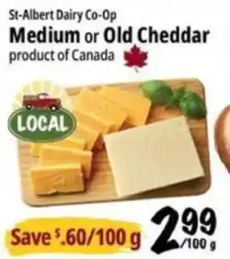 Farm Boy St-Albert Dairy Co-Op Medium or Old Cheddar offer