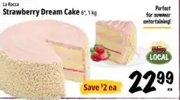 Farm Boy La Rocca Strawberry Dream Cake 6" offer