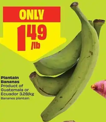 FreshCo Plantain Bananas offer