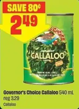FreshCo Governor's Choice Callaloo offer