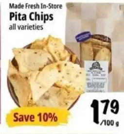 Farm Boy Made Fresh In-Store Pita Chips offer
