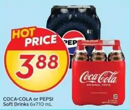 Sobeys COCA-COLA or PEPSI Soft Drinks offer