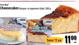 Farm Boy Farm Boy Cheesecakes offer