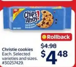 Walmart Christie cookies offer
