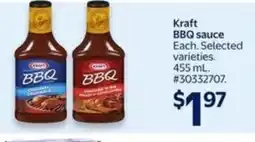 Walmart Kraft BBQ sauce offer