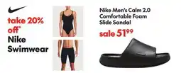 Sport Chek NIKE SWIMWEAR 20% OFF OUR TICKET PRICE offer