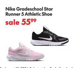 Sport Chek NIKE GRADE SCHOOL STAR RUNNER 5 ATHLETIC SHOE offer