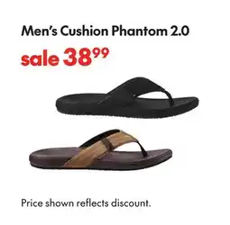 Sport Chek REEF MEN'S CUSHION PHANTOM SANDALS offer
