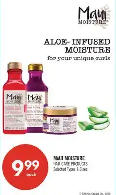 Shoppers Drug Mart MAUI MOISTURE HAIR CARE PRODUCTS offer