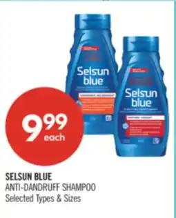 Shoppers Drug Mart SELSUN BLUE ANTI-DANDRUFF SHAMPOO offer