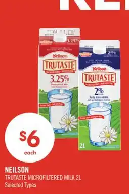Shoppers Drug Mart NEILSON TRUTASTE MICROFILTERED MILK offer