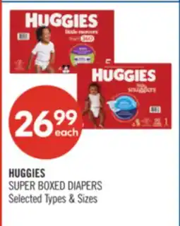 Shoppers Drug Mart HUGGIES SUPER BOXED DIAPERS offer