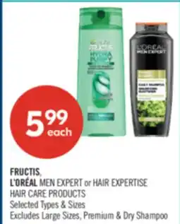 Shoppers Drug Mart FRUCTIS, L'ORÉAL MEN EXPERT or HAIR EXPERTISE HAIR CARE PRODUCTS offer