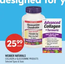 Shoppers Drug Mart WEBBER NATURALS COLLAGEN or GLUCOSAMINE PRODUCTS offer