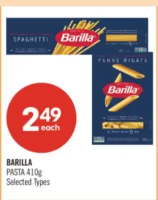 Shoppers Drug Mart BARILLA PASTA offer