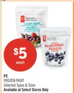 Shoppers Drug Mart PC FROZEN FRUIT offer