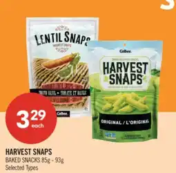 Shoppers Drug Mart HARVEST SNAPS BAKED SNACKS offer