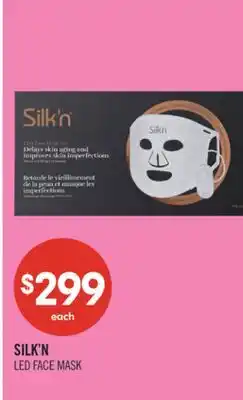 Shoppers Drug Mart SILK'N LED FACE MASK offer
