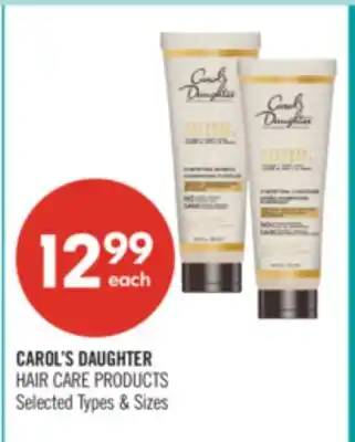 Shoppers Drug Mart CAROL'S DAUGHTER HAIR CARE PRODUCTS offer