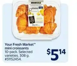 Walmart Your Fresh Market™ mini croissants offer