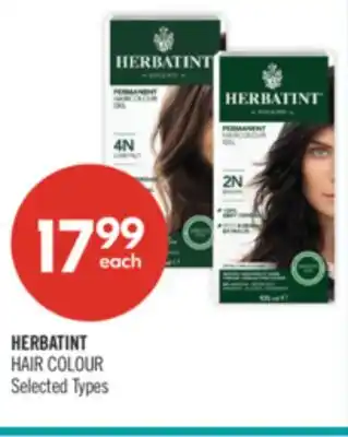 Shoppers Drug Mart HERBATINT HAIR COLOUR offer
