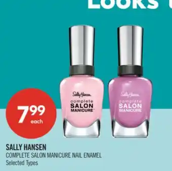 Shoppers Drug Mart SALLY HANSEN COMPLETE SALON MANICURE NAIL ENAMEL offer