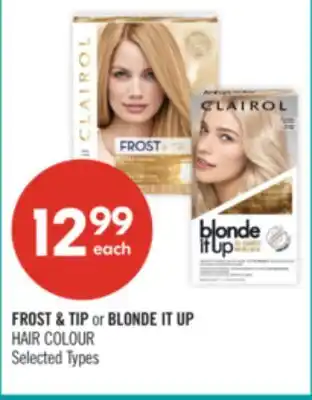 Shoppers Drug Mart FROST & TIP or BLONDE IT UP HAIR COLOUR offer