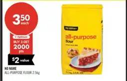 Shoppers Drug Mart NO NAME ALL-PURPOSE FLOUR offer