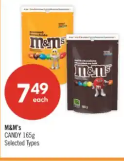 Shoppers Drug Mart M&M's CANDY offer