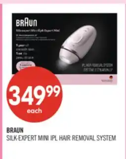 Shoppers Drug Mart BRAUN SILK·EXPERT MINI IPL HAIR REMOVAL SYSTEM offer