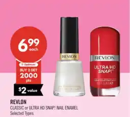 Shoppers Drug Mart REVLON CLASSIC or ULTRA HD SNAP! NAIL ENAMEL offer