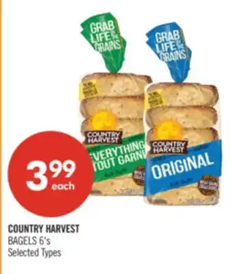 Shoppers Drug Mart COUNTRY HARVEST BAGELS offer