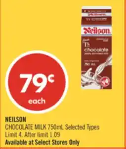 Shoppers Drug Mart NEILSON CHOCOLATE MILK offer