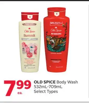 Rexall OLD SPICE Body Wash offer