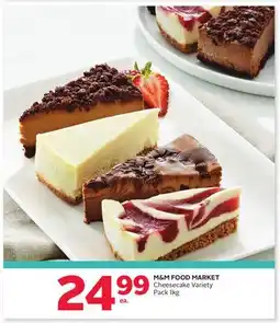Rexall M&M FOOD MARKET Cheesecake Variety offer