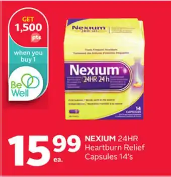 Rexall NEXIUM 24HR Heartburn Relief Capsules offer