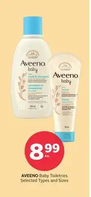 Rexall AVEENO Baby Toiletries offer
