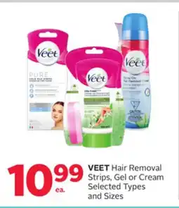 Rexall VEET Hair Removal Strips, Gel or Cream offer