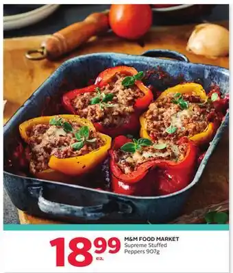 Rexall M&M FOOD MARKET Supreme Stuffed Peppers offer