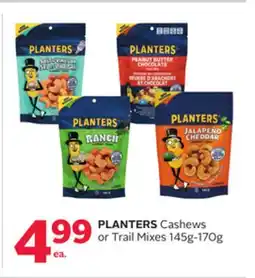 Rexall PLANTERS Cashews or Trail Mixes offer