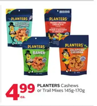Rexall PLANTERS Cashews or Trail Mixes offer