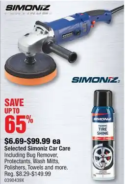 PartSource Selected Simoniz Car Care offer