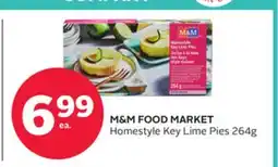 Rexall M&M FOOD MARKET Homestyle Key Lime Pies offer