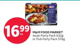 Rexall M&M FOOD MARKET Asian Party Pack 632g or Pub Party Pack 576g offer