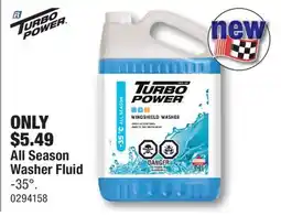 PartSource Turbo Power All Season Washer Fluid offer