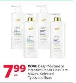 Rexall DOVE Daily Moisture or Intensive Repair Hair Care offer